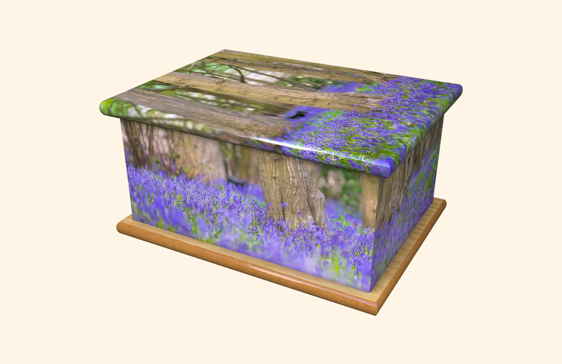 Hertfordshire Woods adult ashes casket